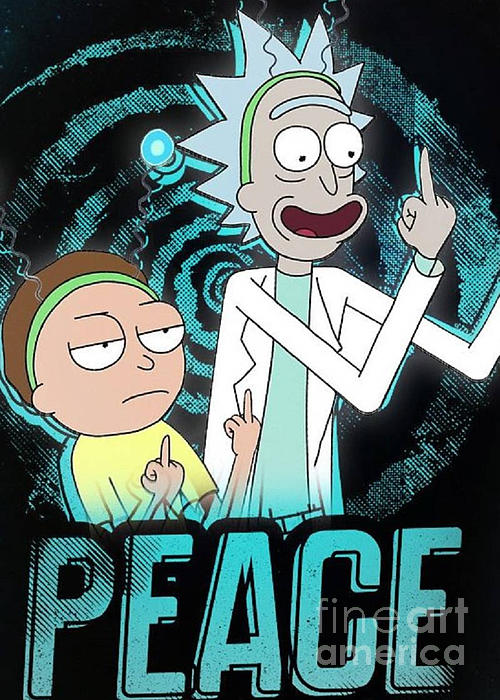 Rick Morty Wallpaper Rick And Morty Premium Poster