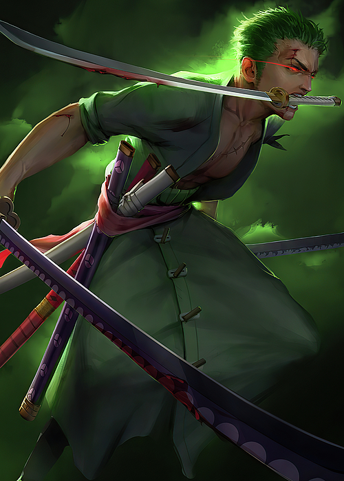 Roronoa Zoro One Piece #5 Poster by Enid Monahan - Fine Art America