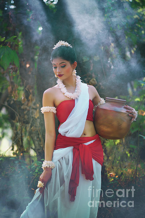 Shakuntala fancy dress | full makeup look | - YouTube