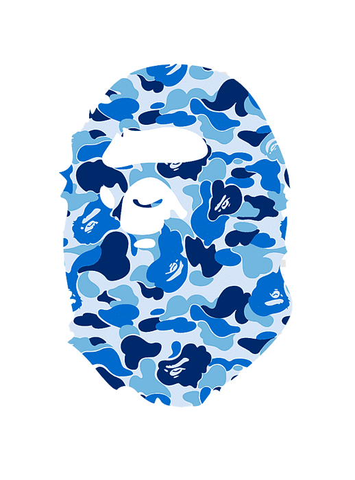 A Bathing Ape Art Blue T-Shirt by Tejo Rahmi - Pixels