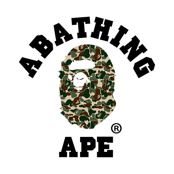 A bathing Ape Logo T-Shirt by Bape Collab - Fine Art America