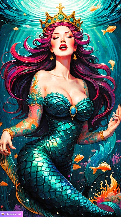 Denise F Fulmer - A I Mermaid 5