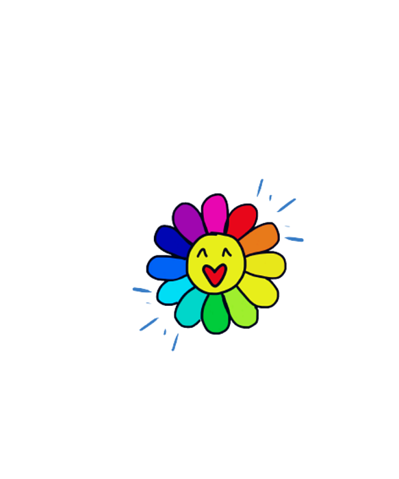 A lovely Smiley Kidcore Flower Sticker Sticker by Ahmed El horri - Pixels