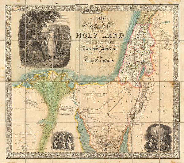holy land world map