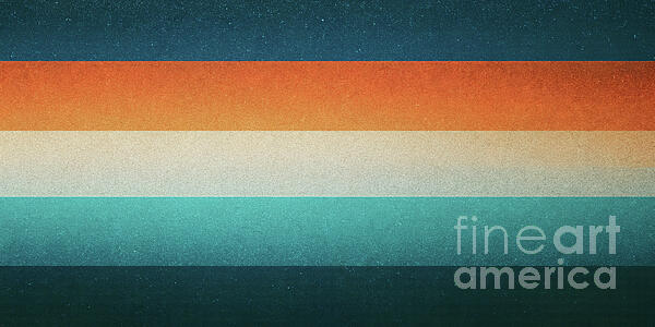 Odon Czintos - A series of horizontal bands of varying colors creates a visually striking gradient 