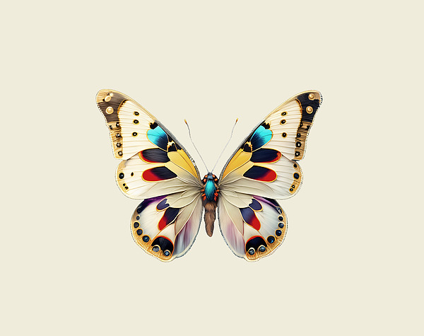 Ruth Digital  vision - A vibrant butterfly 1