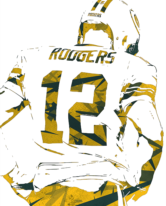 Aaron Rodgers Green Bay Packers Pixel Art 6 T-Shirt