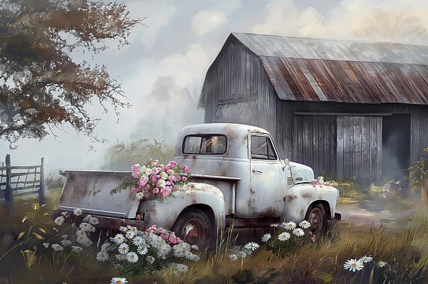 Athena Mckinzie - Abandoned Truck At Barn