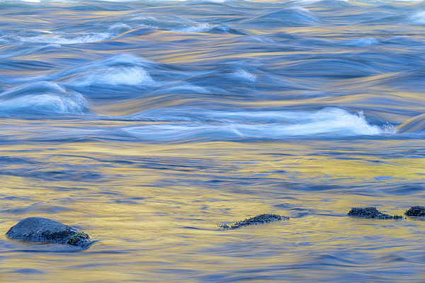 Michael Bowen - Abstract light on the surface of the New River in West Virginia.
