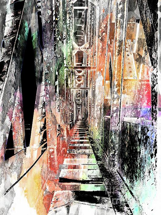 Marcia Lee Jones - Abstract Steel Bridge