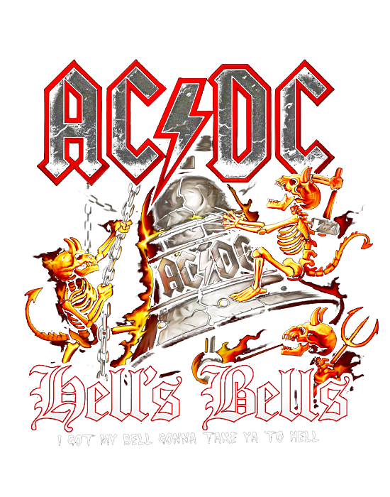 Ac Dc The Bell Kids T-shirt For Sale By Steve Eline