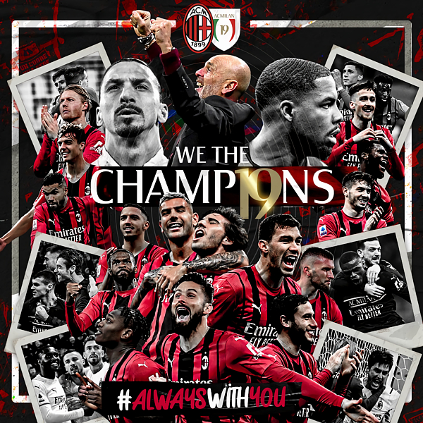 AC MILAN 2021 2022 scudetto SERIE A ITALY LEAGUE CHAMPION WINNER Jigsaw  Puzzle by Bebo Gri - Pixels