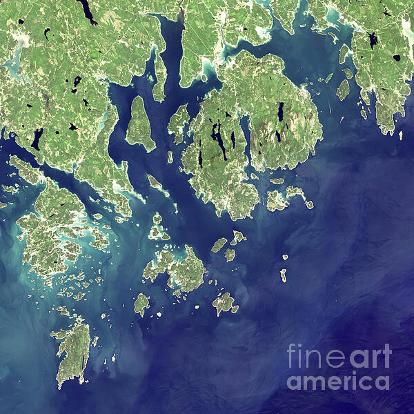 Best of NASA - Acadia National Park, view from space