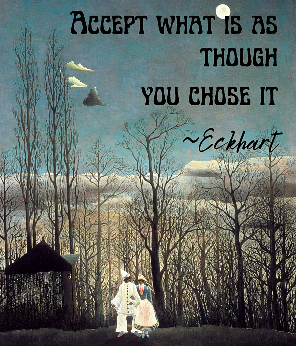 Diane Hocker - Accept what is as though  you chose it