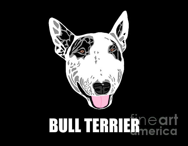 Bully Dad English Bull Terrier - Bull Terrier Dad - Sticker