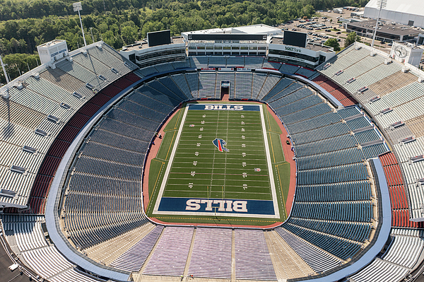 Bills Stadium Aerial View Canvas Wall Art Design Poster 