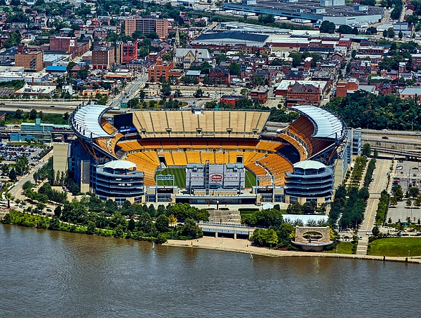 Heinz Field Aerial Poster - the Stadium Shoppe