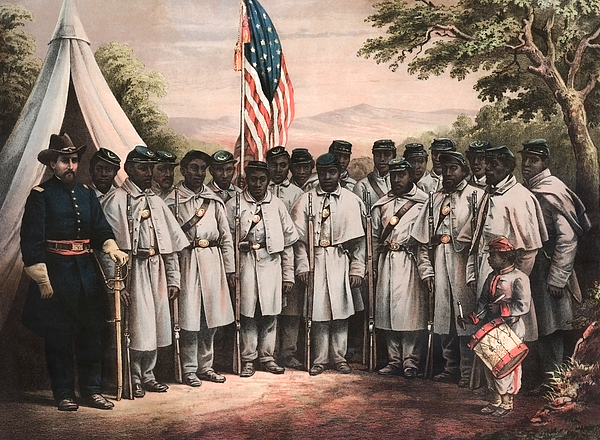 American Civil War Interracial Porn - African American Soldiers - Civil War - 1864 Jigsaw Puzzle by War Is Hell  Store - Pixels