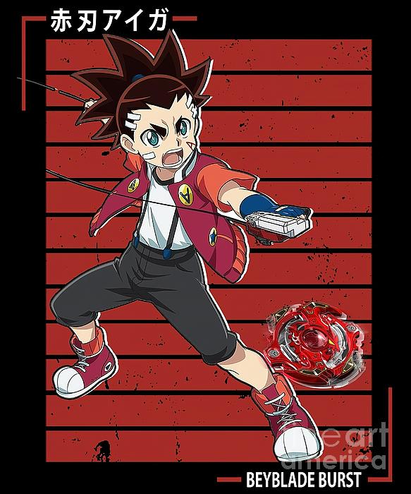 Aiger Akabane Beyblade Anime Burst Ornament by Jeremy Price - Fine Art  America