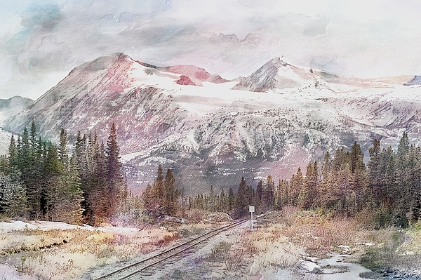 John Hughes - Alaska Digital Watercolour 1