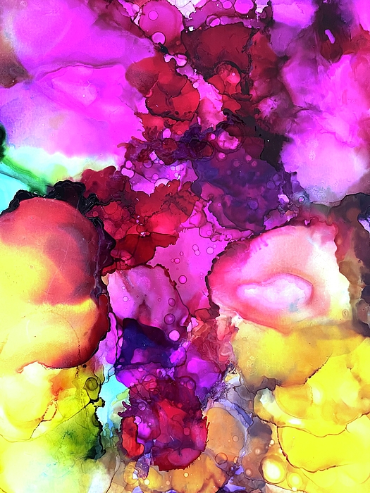 Femina Photo Art By Maggie - Alcohol Ink Color Burst