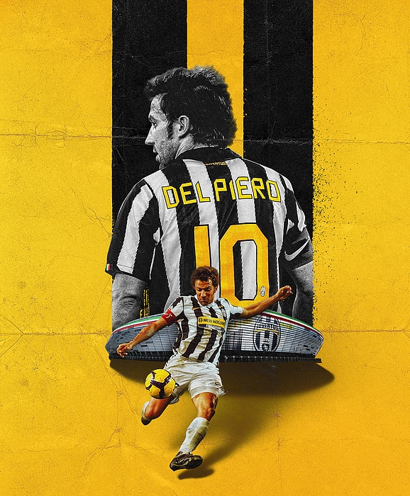 Alessandro Del Piero Poster, Juventus Posters, Juventus Prints, Del Piero  Poster, Del Piero Print, Football Posters, Football Prints