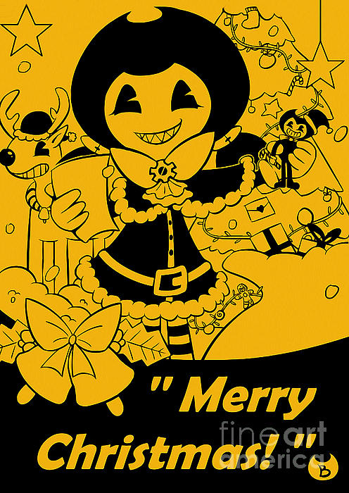 Bendy And The Ink Machine Chapter Greeting Card by Dede Dhea