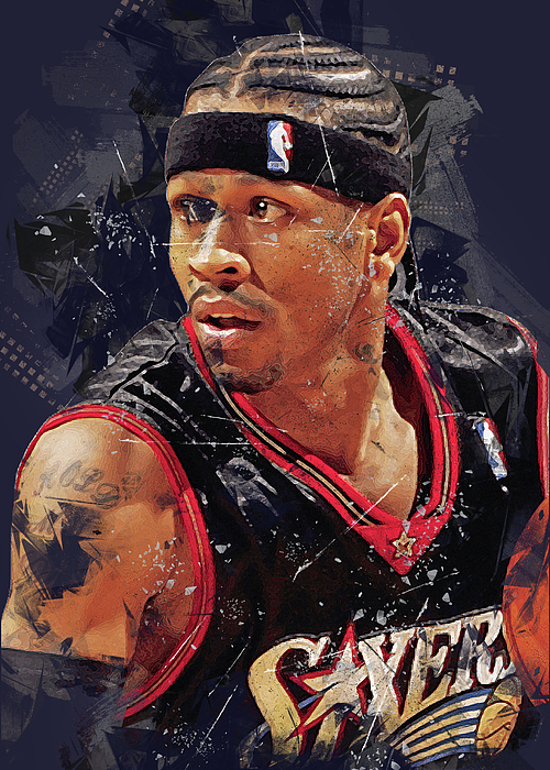 Allen Iverson Alleniverson Allen Iverson Philadelphia 76Ers Player