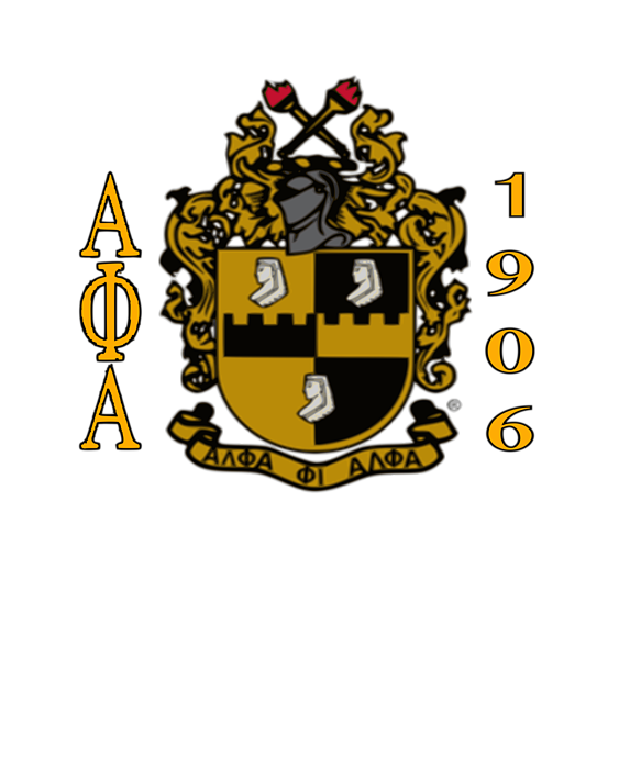 Alpha Phi Crest Alpha 1906 Fraternity Pullover Hoodie Greeting Card for ...