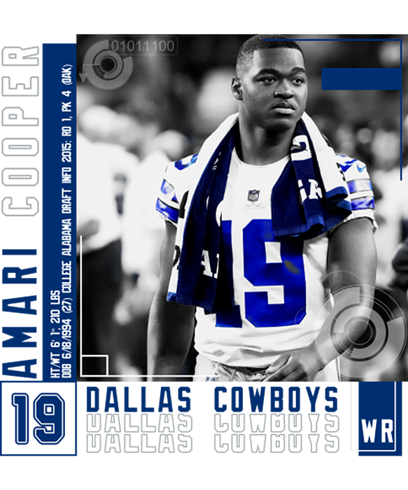 Amari Cooper Dallas Cowboy wall art, Dallas Cowboy Receiver Cowboy