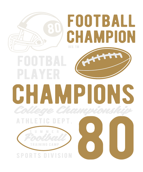 American Football Champion Classic Football Player Digital Art by Florian  Dold Art - Fine Art America