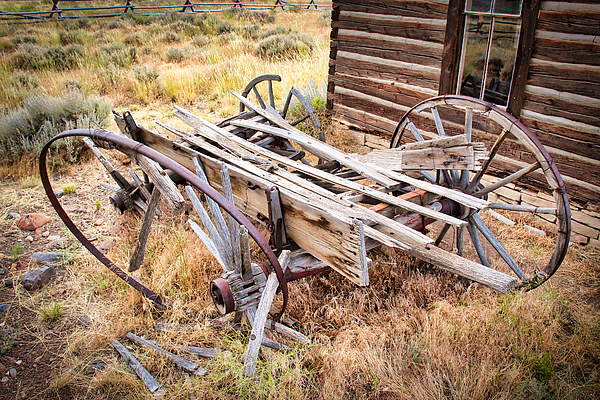 An old broken down ranch style buggy Jigsaw Puzzle by Ricida