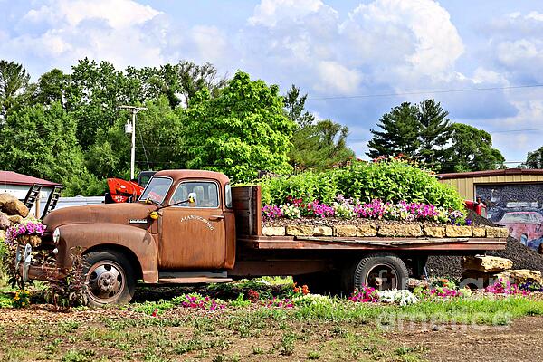 Martha Sherman - An Old Truck as Landscaping