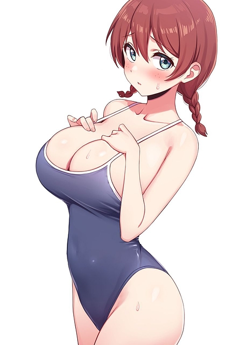 Anime girl sexy bikini with boobs Sticker by Jose Alberto - Pixels