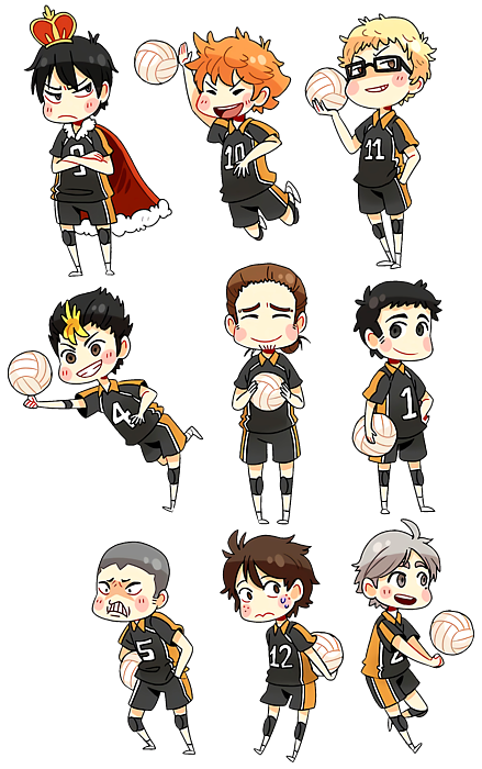 Anime Haikyuu - online puzzle