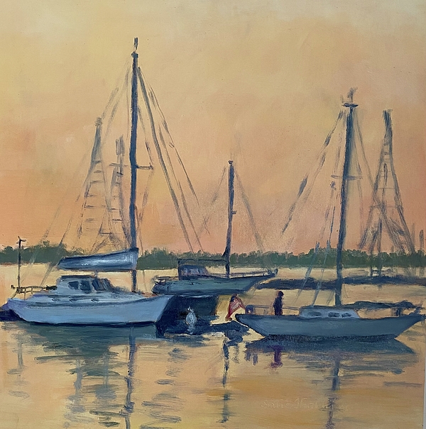 Sallie Thalhimer - Annapolis Harbor Sunset