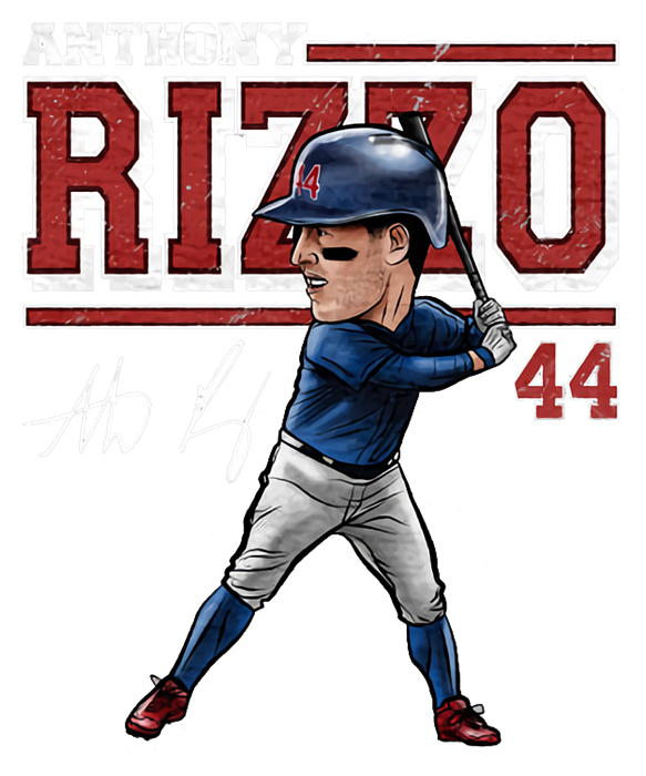 Anthony Rizzo Baseball Bath Towel by Kelvin Kent - Pixels