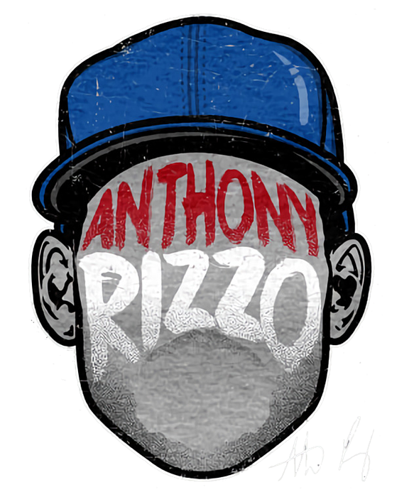 Anthony Rizzo Baseball T-Shirt by Kelvin Kent - Pixels