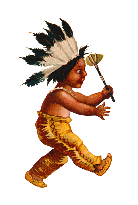 Antique Native American Indian Boy with Feathered Headdress Buckskin Pants  and Stone Hammer 1909 Onesie by Peter Ogden - Pixels