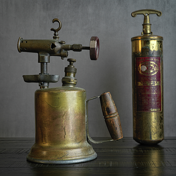 David Sams - Antique Torch and Fire Extinguisher