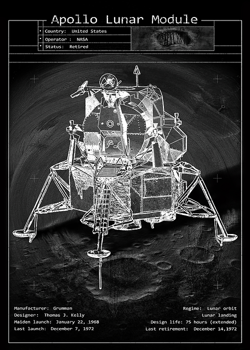 Atanasov Art -  Apollo lunar module