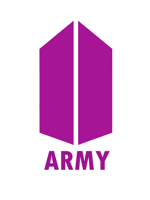 Pixilart - BTS logo and ARMY logo by RTVTRAINS