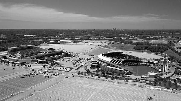 Overhead view Kansas City Chiefs Arrowhead Stadium Photograph by Eldon  McGraw - Pixels