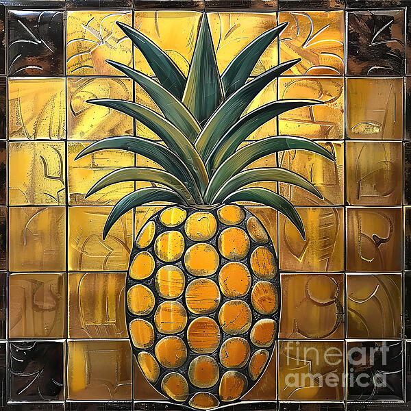 Elisabeth Lucas - Art Deco Pineapple 01