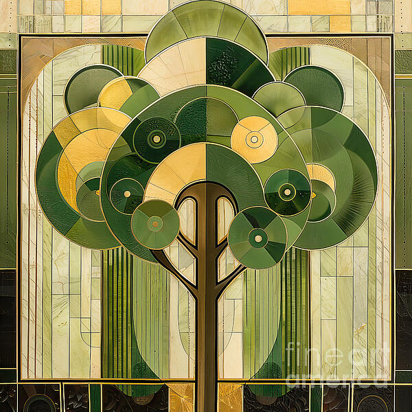 Elisabeth Lucas - Art Deco Tree 01