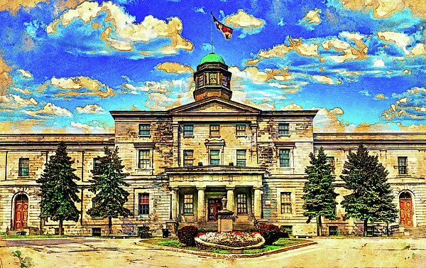Nicko Prints - Arts Building of McGill University in Montreal, Canada - digital painting