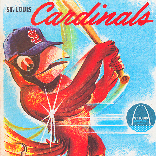 Vintage St. Louis Cardinals 1947 Roster Print Round Beach Towel by