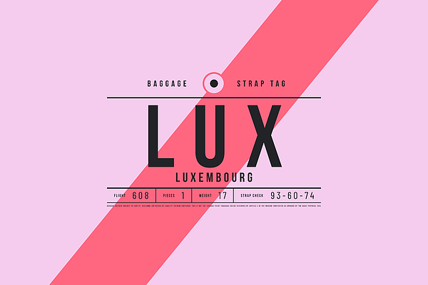 Tote Bag - LUX - Luxembourg Findel Airport - Luxembourg - IATA