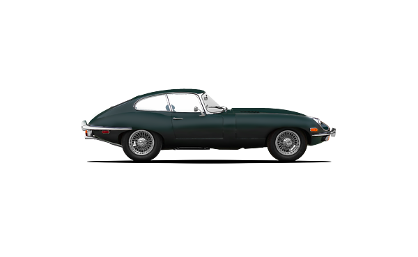 E Type Jaguar T-Shirt by Mark Rogan - Pixels