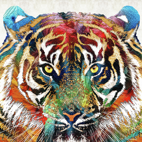 Tiger 'Ferocious Bengal Tiger' 3D Wood Jigsaw Puzzle